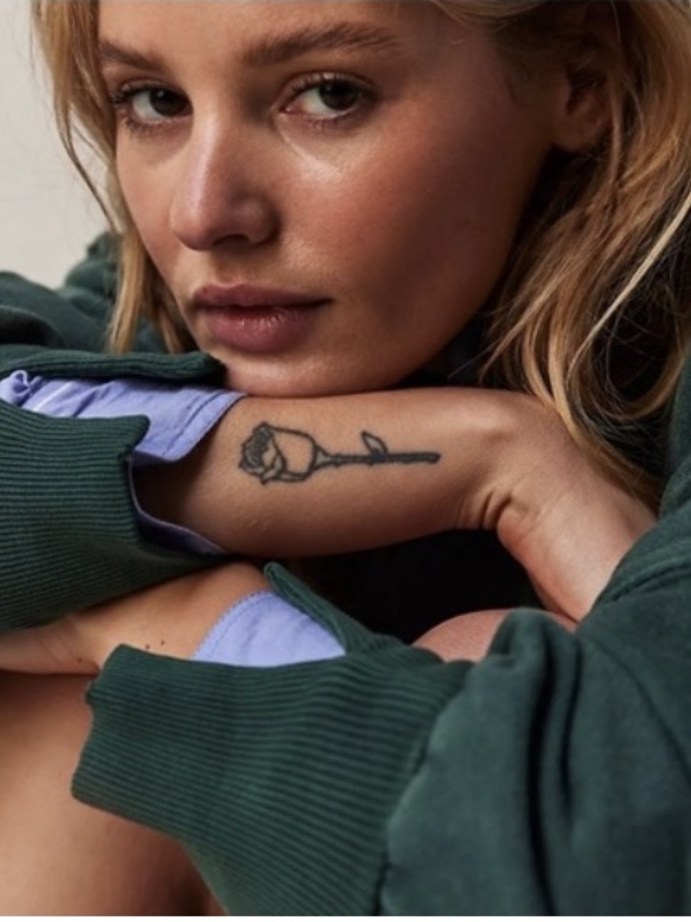 NWT Free People x We The Free Camden Sweatshirt in Teal - Picture 7 of 12